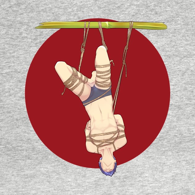 Manga boy in Shibari Suspension by ShibariZone